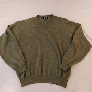 M.d.M Mondo Di Marco Made In Italy 100% Wool  Sweater Preppy Luxury Capsule  L